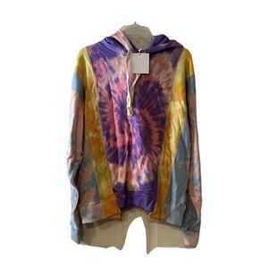 Pistola Sz Medium Tie-Dye‎ Kaleidoscope Hoodie NWT
